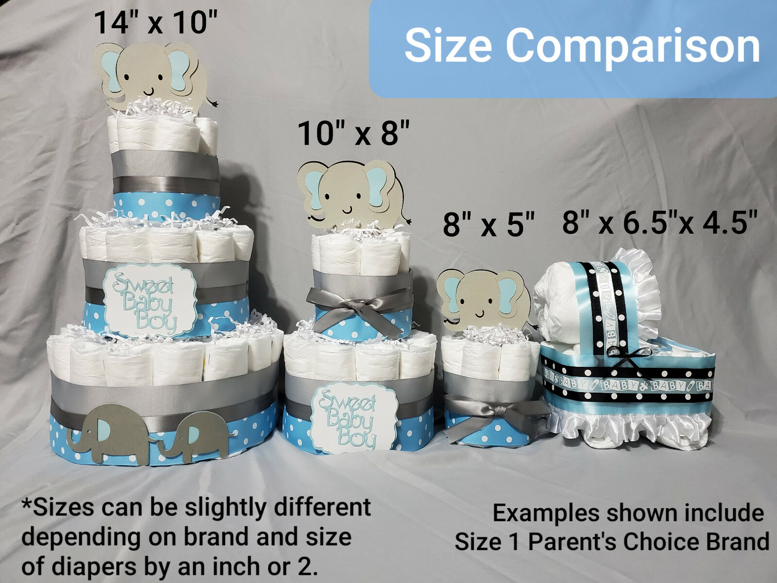 little man diaper cake