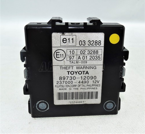 8973012090 Toyota Auris Véritable 12V Antivol Alarme Contrôle Module Unité - Picture 4 of 7