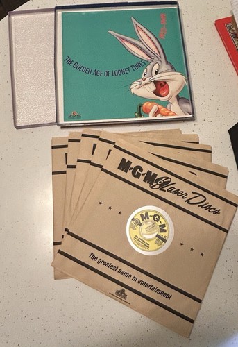 The Golden Age of Looney Tunes Volume 1 - 70 Uncut Cartoons Laserdisc 5 Disc Set - Picture 5 of 10