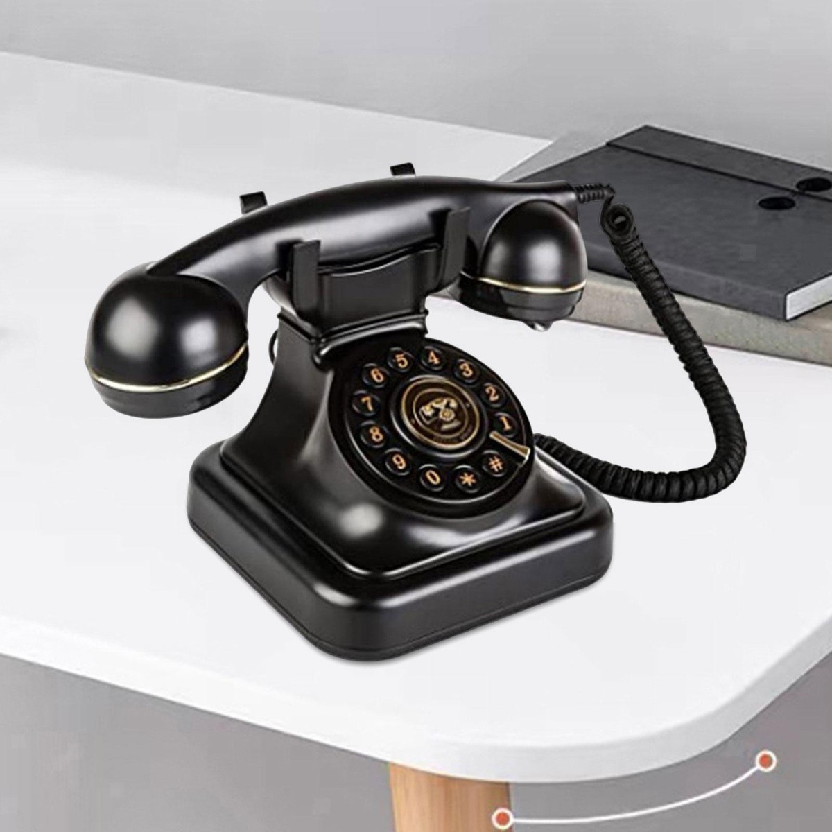 Retro Festnetztelefon Mit Großen Tasten – Vintage Design Für Zuhause & Büro