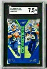 2017 Panini Prestige Russell Wilson/ Baldwin Connections SGC 7.5