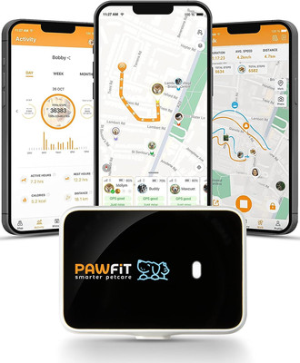 3S GPS Tracker for Dogs up to 30-Day Battery Life, Waterproof Pet Health Monitor