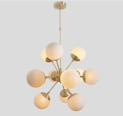 Mid Century Gorgeous Galaxy Globe Chandelier Sputnik Pendant Light Lamp