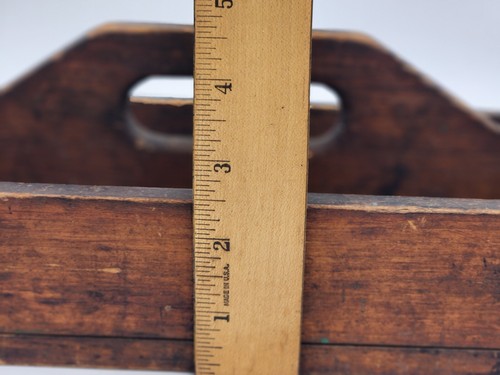 Antique/Vintage Wood Two Section Cutlery Tray Box - Picture 19 of 20