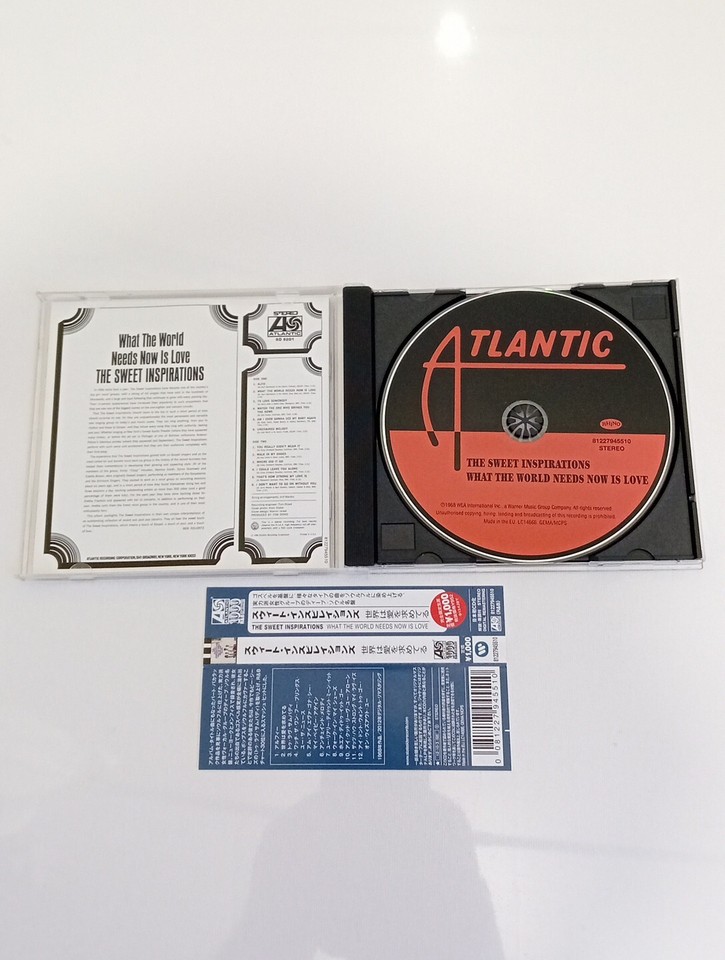 What the World Needs Now Is Love The Sweet Inspirations (CD, Japanese