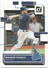 2022 Donruss Baseball Rated Rookies #34 Wander Franco Tampa Bay Rays