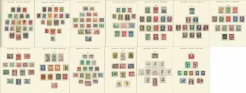 Gestempelte Briefmarken aus Berlin (1949-1990) als Sammlung