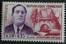 Timbre - FRANCE - Guillaume APPOLINAIRE - 1961 - Neuf ** - YT1300