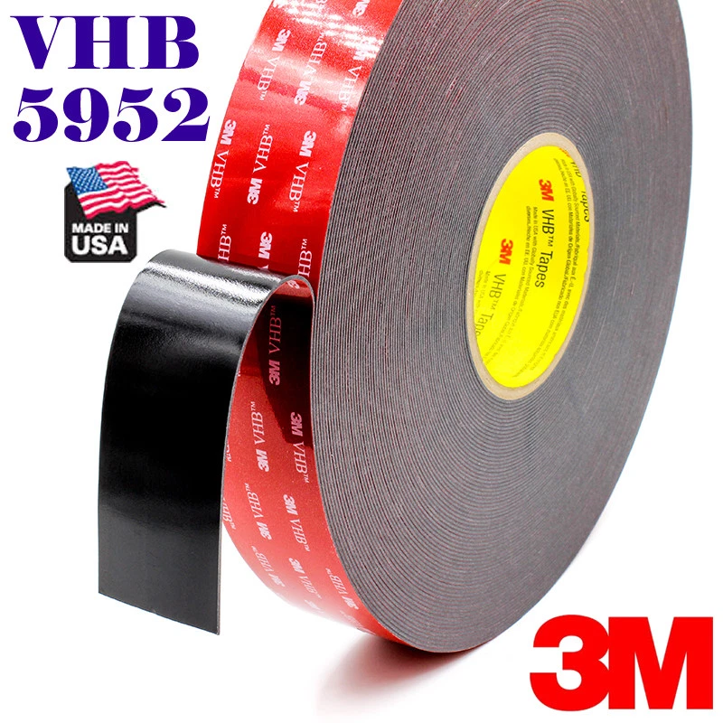 3M Double Sided Heavy Duty Mounting Foam Tape 1in x 15ft 5952