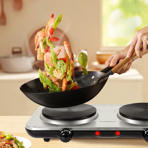 Uten 2000W Electric Hob Double Ring Table Top Hot Plate Powerful Portable Cooker - Picture 12 of 12