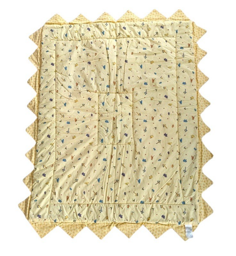 Carters JOHN LENNON IMAGINE Crib Quilt Comforter Valance Ruffle Receiving Vtg - Picture 2 of 10