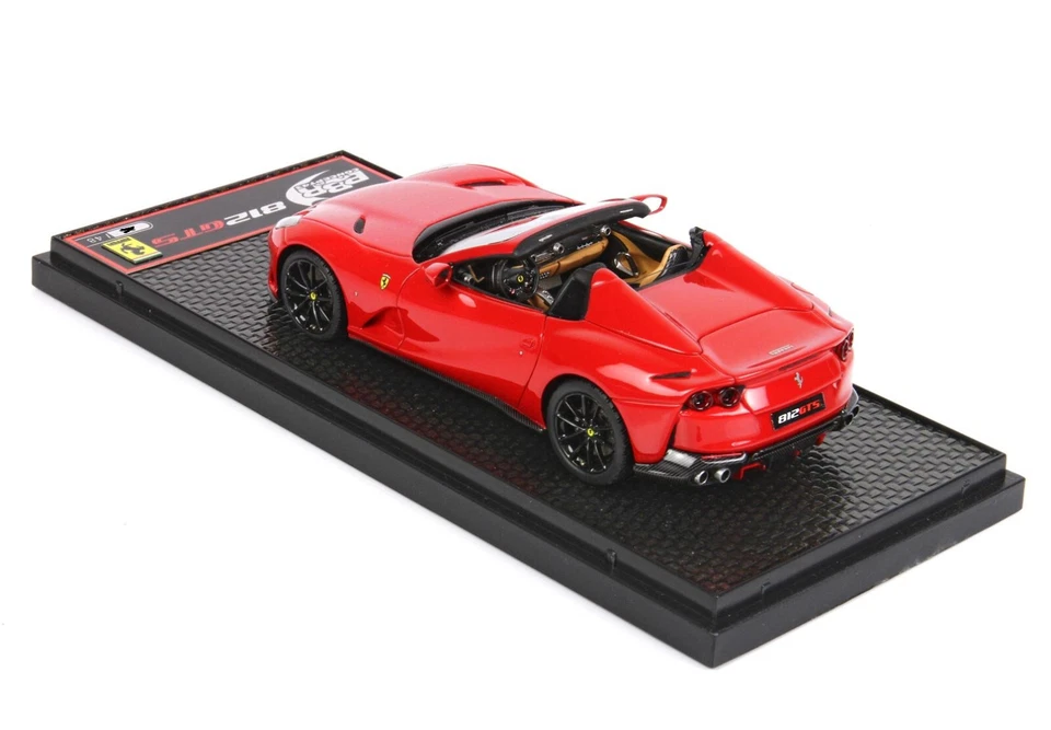 Ferrari 812 GTS Rosso Corsa 322 limited ed.199 pcs 1/43  BBR BBRC233B BBRMODELS - Immagine 2 di 3