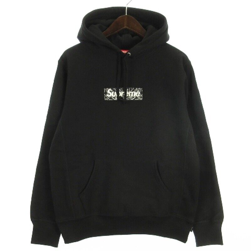 Supreme 19Aw Bandana Box Logo Hoodie Sweatshirt Brushed Supreme 19Aw Bandana Box Logo Hoodie Sweatshirt Brushed