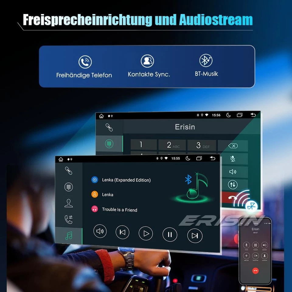 9" 4GB+64GB Android 11 Autoradio GPS Navi für Mercedes Benz SMART DAB+ CarPlay - Bild 3 von 4