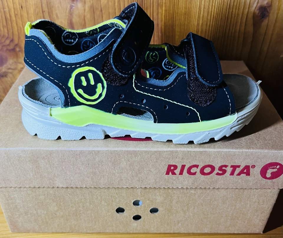 Ricosta Jungen Sandalen SURF Gr.27 Schwarz-Grau "NEU" UVP 69,90€ - Bild 1 von 3