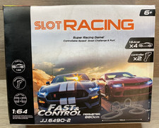 SLOT RACING CAR HO FAST CONTROL 1:64 SCALE JJ.6490-2 NIB SUPER RACING GAME 880CM