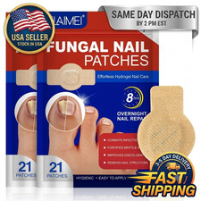 42 Pcs Fungal Nail Patches Extra Strength Toenail Fungus Treatment Overnight