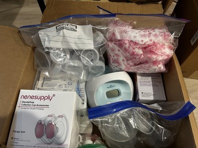 Spectra S1 Double Electric Breast Pump + Lot of Pumping Essentials- READ NOTES