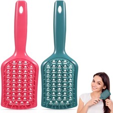 2Pcs Detangling Hair Brushes for Women Curly and Wet Hair Styling Comb