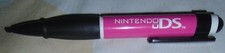 OEM Official Nintendo DS Large PINK Retractable Pen Stylus Rubber Grip A5 NICE 