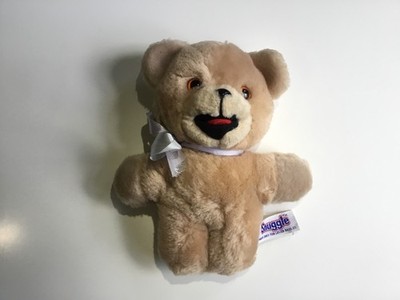 Vintage 80er Spielzeug Plüsch Kuschelbär 6 Zoll Stofftier Promo Stoffanhänger Russland Korea