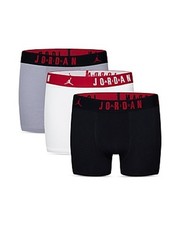 Jordan Flight Dri-Fit Cotton Core Boxer Briefs Big Boys L Assorted 3 Pack