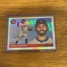 Dansby Swanson 2025 Topps Chrome Platinum Anniversary - #86 Topps Refractor /499