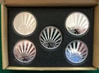 2020 Scottsdale Mint RESERVE Silver Proof-Like BU Round 1 oz .999 X5 In Capsules