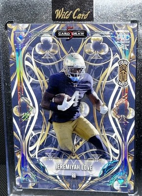 Jeremiyah Love True 1/1 Color Match Notre Dame PRC Case Hit True One Of One
