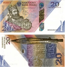 2025 Poland Banknote 20 Zlotych Coronation of Bolesław Chrobry Folder P199