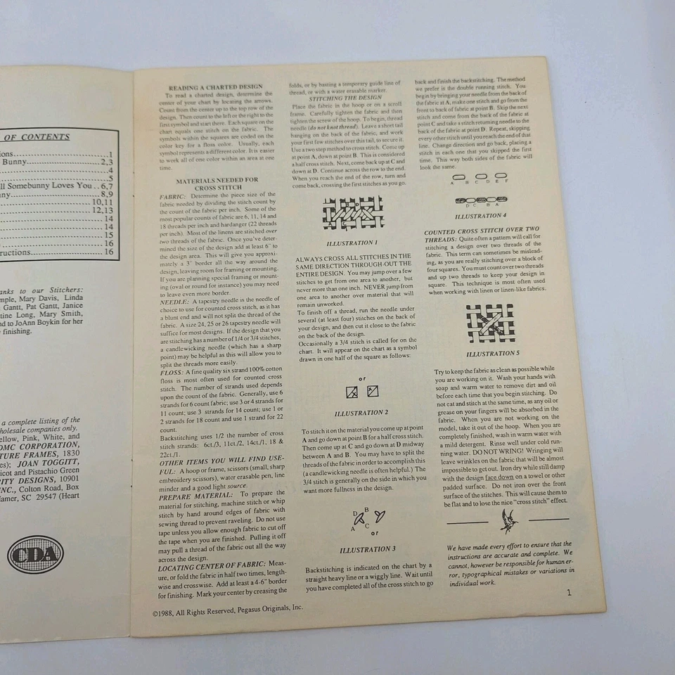 Pegasus Originals The Bunny Trail Counted Cross Stitch Pattern Bk 152 Hedgepath - Image 4 of 4