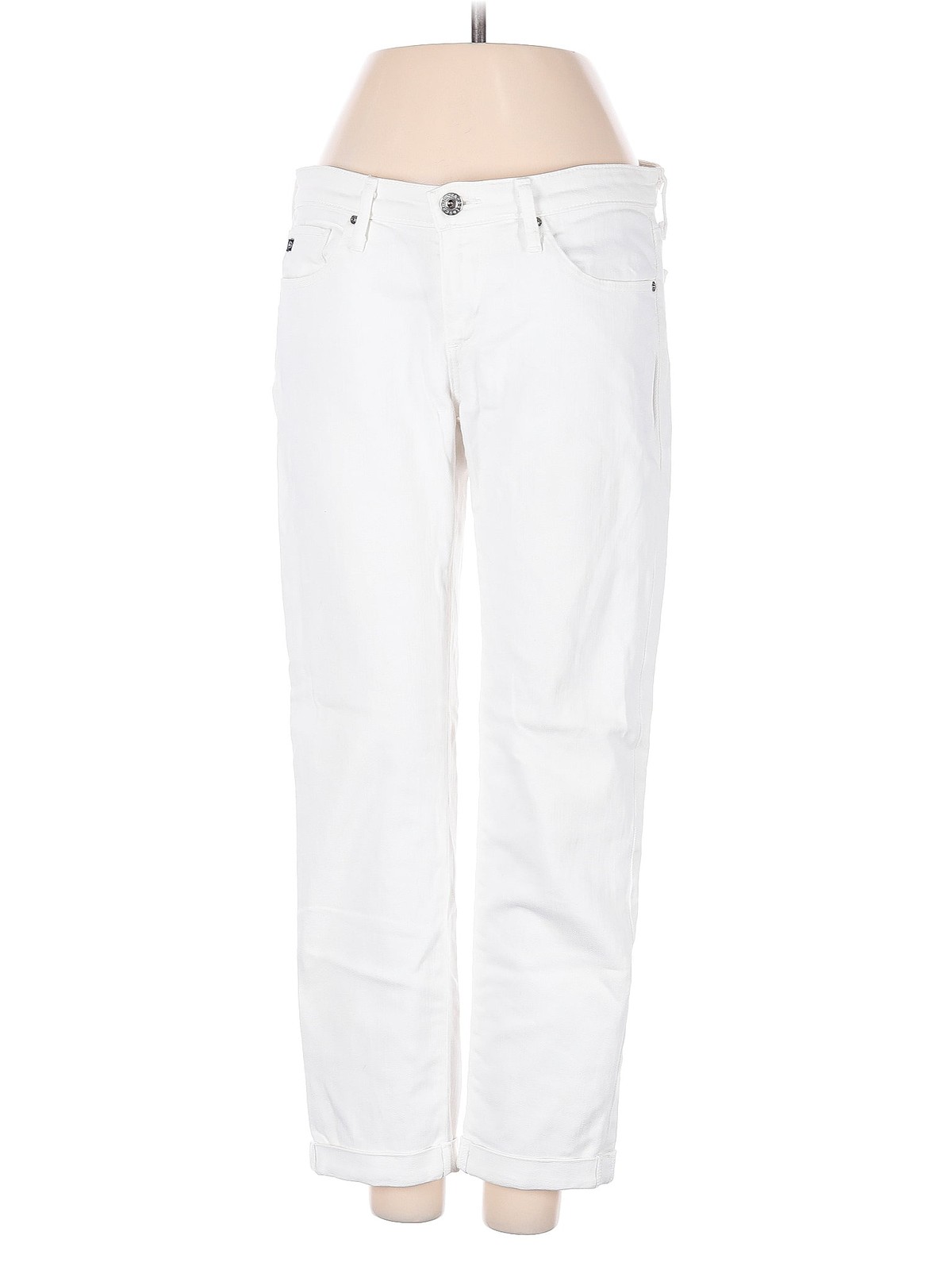 Adriano Goldschmied Women White Jeans 27W