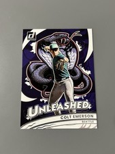 2026 Donruss Unleashed Colt Emerson #16 MLB Seattle Mariners Prospect Baseball 