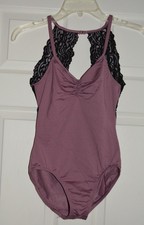 Motion Wear - Purple Lace Leotard - Size Small Adult