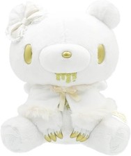 Peluche ours sombre 16 cm peluche Japon manteau blanc gothique Japon