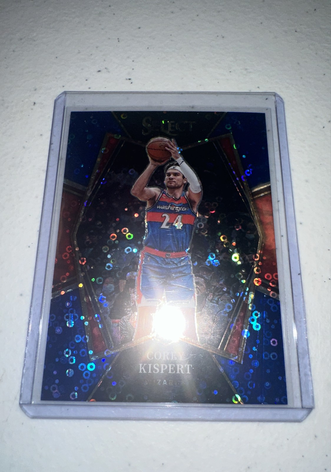 2021-22 Panini Select - Concourse Corey Kispert #81 Blue Disco Prizm /25 (RC)