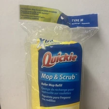 Quickie Mop & Scrub Roller Mop Refill Type M Fits Mop #058MB & 0588MB