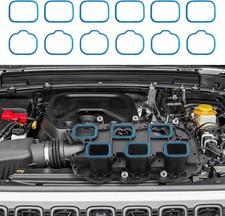 Intake Manifold Gaskets Lower Upper Gasket Plenum Set Intake Manifold Rubber