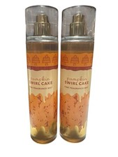 QTY 2 - Bath  Body Works PUMPKIN SWIRL CAKE Fine Fragrance Body Mist Spray 8Oz