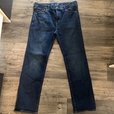 Old Navy Boys Size 18 Plus Denim Jeans In Dark Rinse Straight Leg