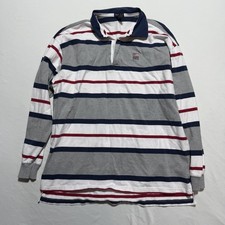 Vintage 90s GANT USA Rugby Shirt XXL Stripe E...