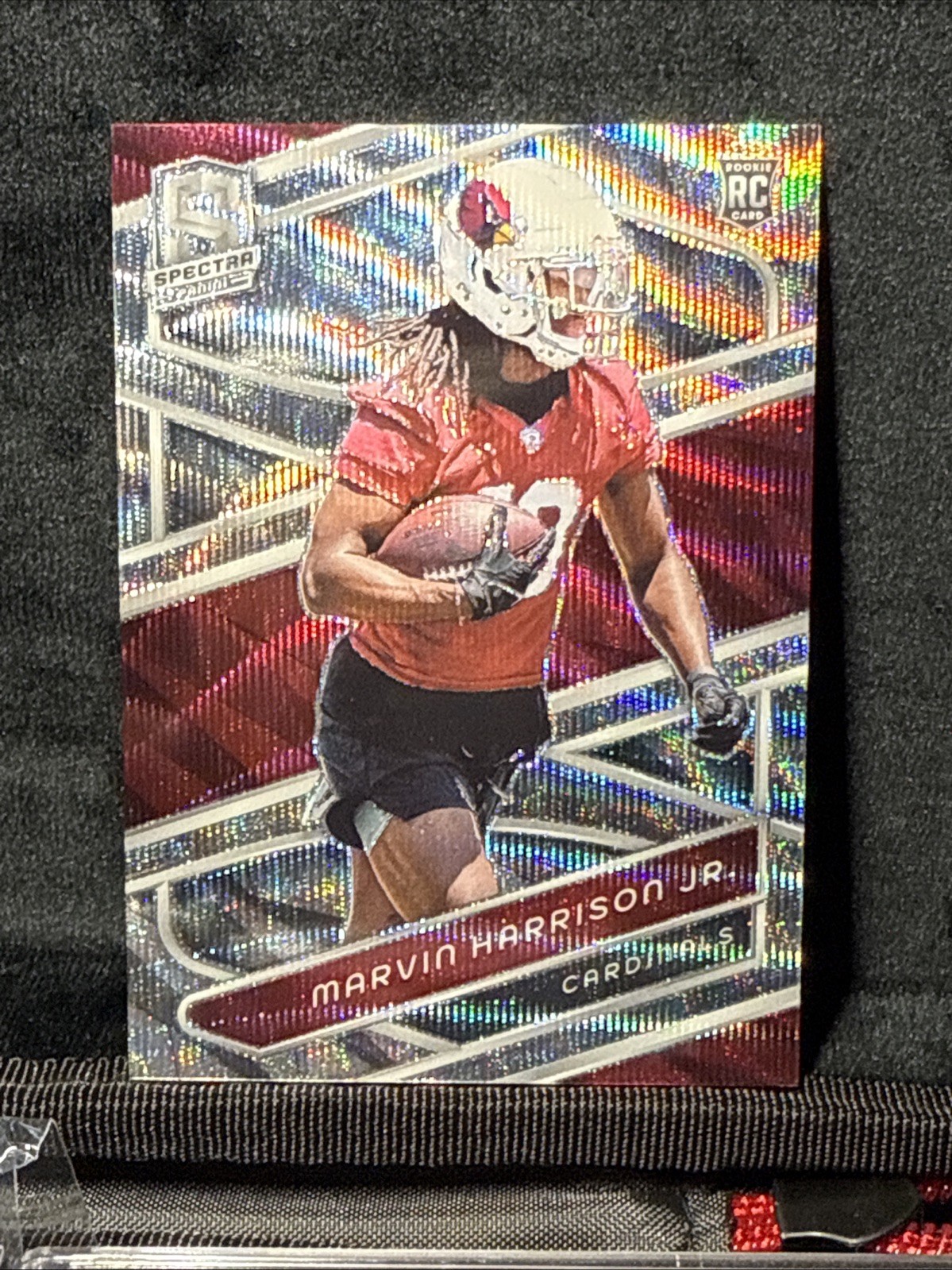 2024 Panini Spectra - Marvin Harrison Jr. #4 Wave Prizm 5/11 (RC) SSP FOTL