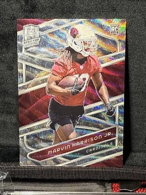 2024 Panini Spectra - Marvin Harrison Jr. #4 Wave Prizm 5/11 (RC) SSP FOTL