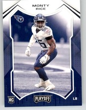 2021 Panini Playoff Monty Rice RC #280 TEN