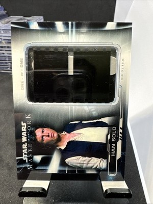 2019 TOPPS NON-SPORT STAR WARS MASTERWORK HAN SOLO FILM CEL RELIC 1/1 #FC-HS4