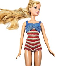 Mattel Barbie Vintage Bathing suit Set Of 2 Pcs Lot