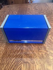 MINI BLUE SNAP-ON Micro Metal Tool Box Chest Desktop Organizer/Jewelry T111