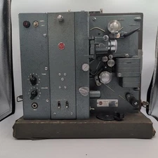 Vtg RCA Model 400 16mm Film Projector & Speaker WW2 ERA - Rare - Untested 