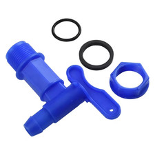 Pair Of Water Butt Tap Hozelock Barrel Plastic Adaptor Beer Rain Brew 3/4"