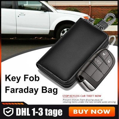 Keyless Go Schutz Autoschlüssel Tasche Etui RFID Signal Blocker Schlüssel Hülle